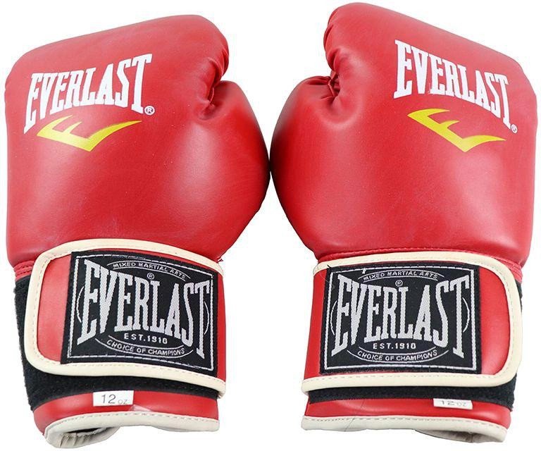 قفازات الملاكمة والفنون القتالية من EVERLAST لون احمر