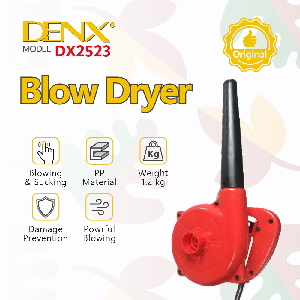 منفاخ هواء كهربائي محمول DENX DX2523 لتنظيف الغبار والاوراق