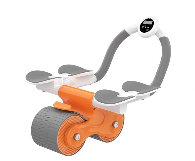 عجلة تمارين البطن المزدوجة - 4 مسند