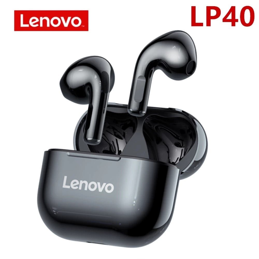 سماعة Lenovo LP40 اللاسلكية لون (اسود)