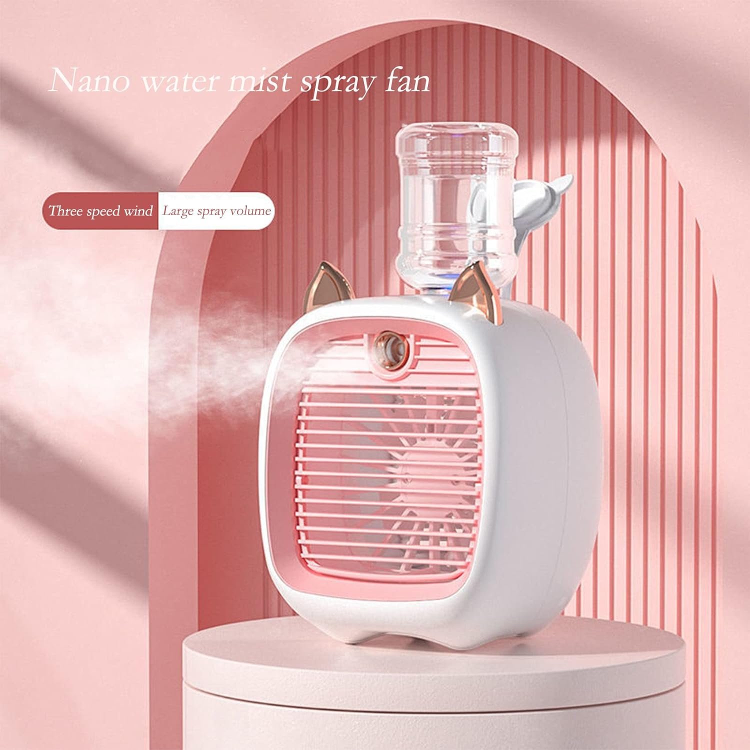 مروحة الهواء المحمولة بمنفذ USB لترطيب وتنقية الهواء ......