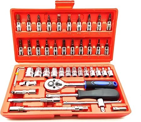 مجموعة مفاتيح الربط وإصلاح السيارات من "primo plus" ٤٦ قطعة